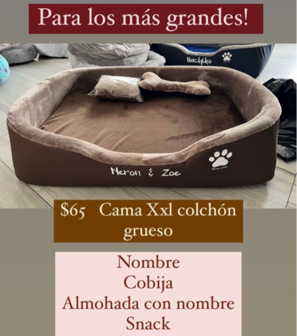 Combo Cama XXL Colchón Grueso